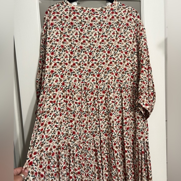 Cute Hi - Lo Floral Print Dress - Picture 7 of 8